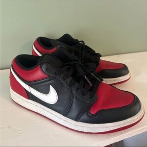 Nike Dunks Air Jordan Black Red Sneakers